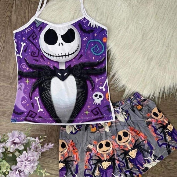 Intimates & Sleepwear Jack Skellington Pijama Set Poshmark